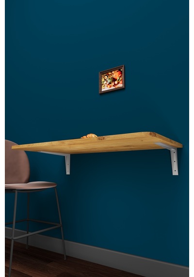 Lüks Duvara Monte Katlanabilir Çalışma Yemek Masası %100 Mdf Balkon Bahçe Masası Dmm90 Safir Meşe Lüks Duvara Monte Katlanabilir Çalışma Yemek Masası %100 Mdf Balkon Bahçe Masası Dmm90 Safir Meşe