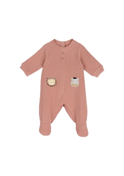 Chicco Bebek Arkadan Açılan Yuvarlak Yakalı Tulum 09101626000000 000045 Turuncu