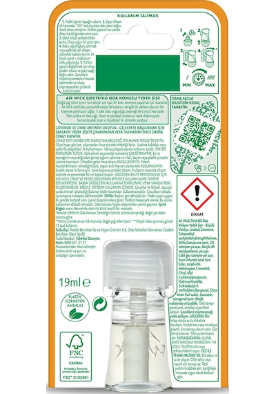 Elektrikli Oda Kokusu Yedek Şişe Büyülü Vanilya + Sakura Bahçesi 2x19 Ml Karışık