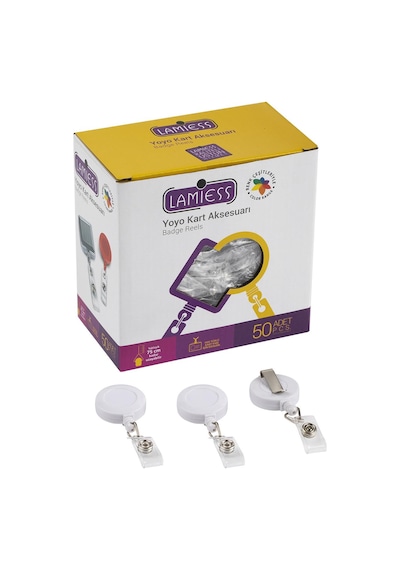 Lamiess Lms 351 Yuvarlak Yoyo Beyaz 50'Li