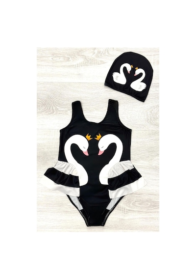 My Kids Wear Zarif Kuğu Desenli Üç Kat Fırfır Detaylı Boneli Kız Çocuk Mayo Kırmızı - Yeşil My Kids Wear Zarif Kuğu Desenli Üç Kat Fırfır Detaylı Boneli Kız Çocuk Mayo Kırmızı - Yeşil