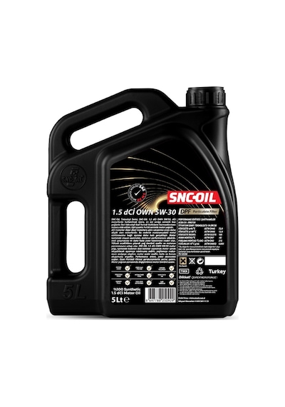 Snc Oil 1.5 Dci Own 5W-30 Motor Yağı 5 L