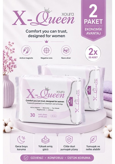 Xaura Global X-queen Günlük Ped 30'lu 2 Adet