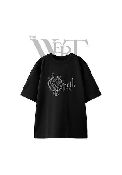 Thewert Opeth 1 Tasarım Baskılı Ünisex Siyah Oversize T-shirt