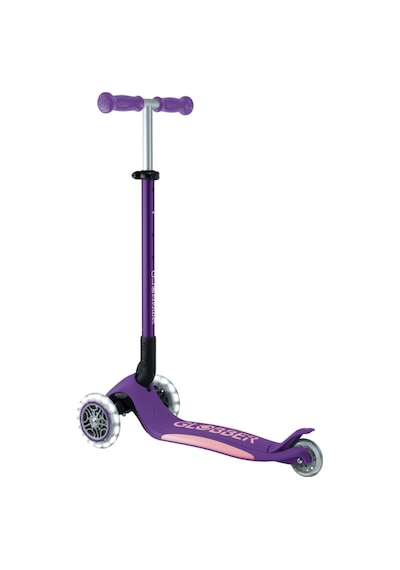 Globber Elite Deluxe Işıklı Scooter - Koyu Mor Mor