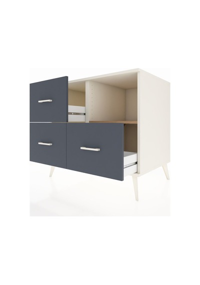 Kronos Şifonyer Tek Raflı 3 Çekmeceli 88x59x80 Aytaşı-çam/antrasit Çam/antrasit Kronos Şifonyer Tek Raflı 3 Çekmeceli 88x59x80 Aytaşı-çam/antrasit Çam/antrasit
