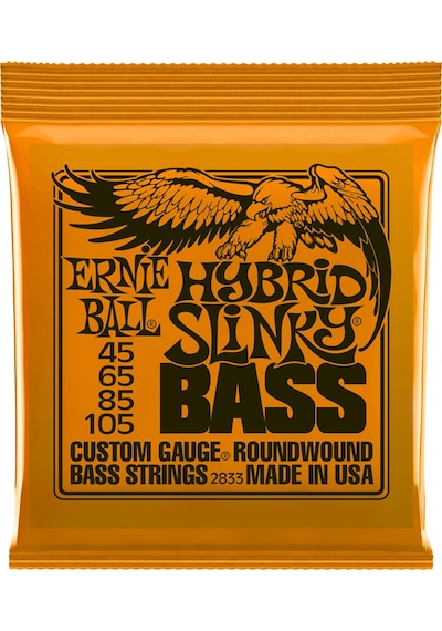 Ernie Ball Hybrid Slinky Bass Nickel Wound 2833 Takım Tel Bas Git