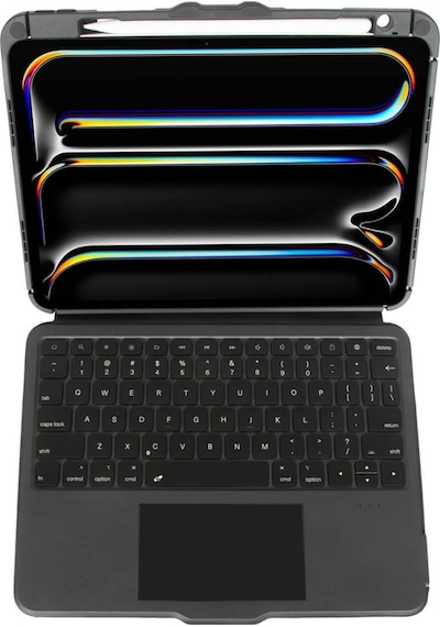 Targus Thz988tr Versavu Apple Uyumlu iPad  Pro 11 İnch M5/m4 Aydınlatmalı Bluetooth Türkçe Klavyeli Kılıf