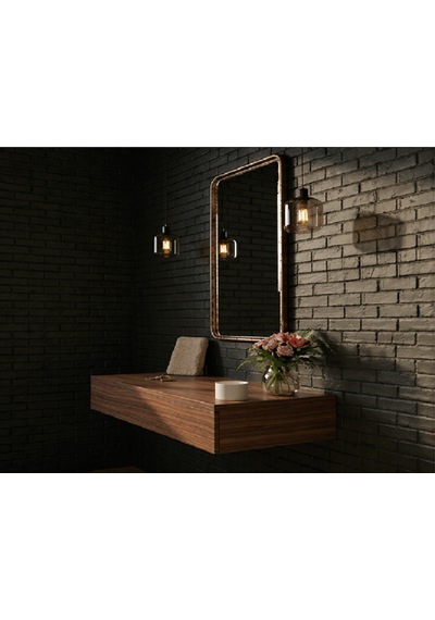 Mdf Makyaj Masası Ve Dresuar 80x30 Cm Çekmeceli Modern Tasarım Kahverengi