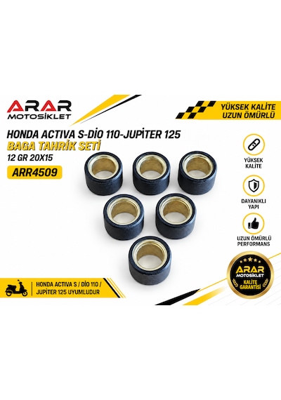 Honda Actıva S-dio 110-jupiter 125 Baga Tahrik Set 12 Gr 20x15 -4509