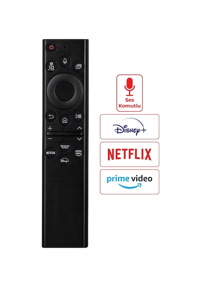 Samsung Uyumlu Rm g2300 V2 Netflix Prime Video Tv Plus Disney+ Tuşlu Ses Komutlu Lcd Led Kumandası