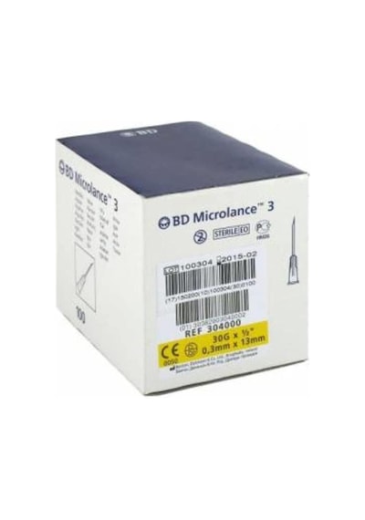 Bd Mıcrolance Mezoterapi Iğnesi 30G 0.3 x 13Mm 10 Kutu 1000 Ad