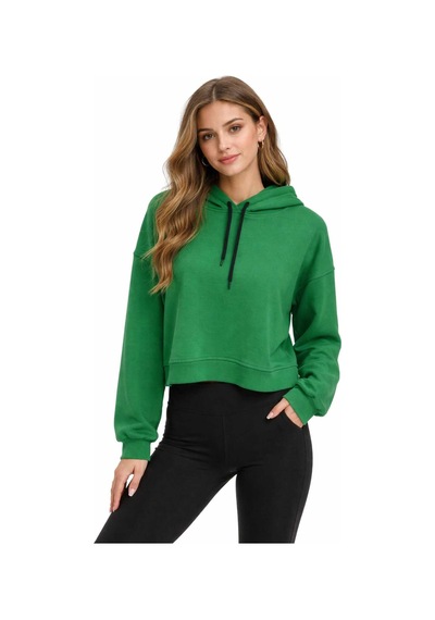 Bebuy Kapşonlu Sweatshirt Yeşil