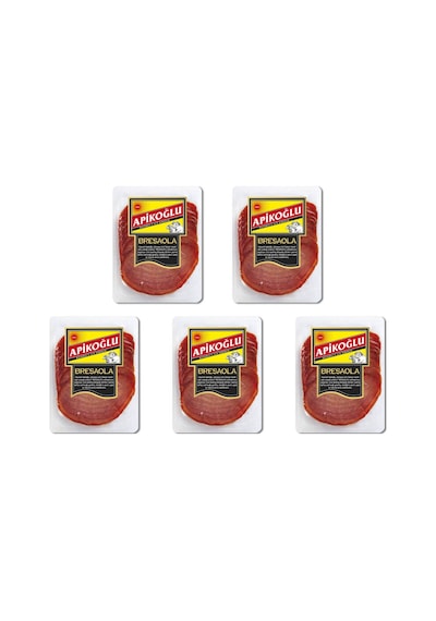 Dilimli İtalyan Lezzeti Dana Bresaola 70 Gr. Beşli Paket Toplam 350 Gr.