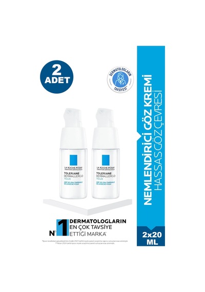 La Roche Posay Toleriane Dermallergo Yeux Göz Çevresi Kremi 2 x 20 ML