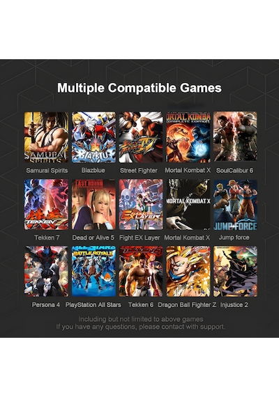 Pxn X8 Arcade Stick Oyun Kumandası Mekanik Tuşlu Vewlıx Layout Ps3 / Ps4 / Pc / Xbox / Switch Uyumlu