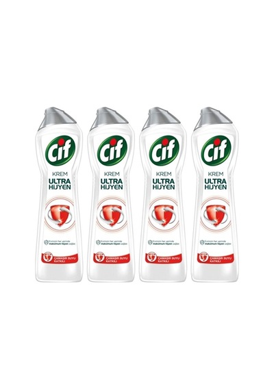 Cif Ultra Hijyen Krem 450 Ml 4 Adet Diğer