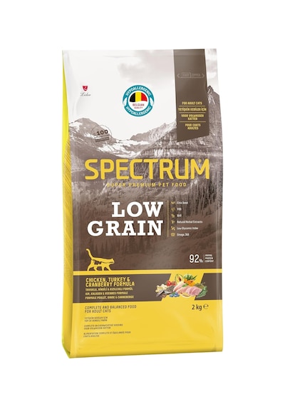 Düşük Tahıllı Tavuklu, Hindili Ve Kızılcıklı Yetişkin Kedi Maması 2 Kg
