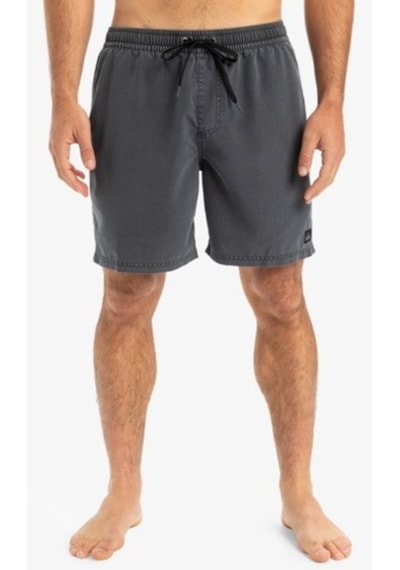 Billabong Quıksılver Everyday Solıd Volley 15 Black Erkek Volley Short Aqyj Karışık
