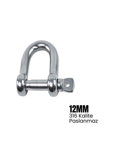 Shuıvan Zincir Kilidi 12mm Standart Tip - 316 Paslanmaz-1643