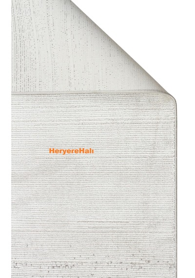Roma Rm 01 Cream Grey Viskon Ve Polyester İle Üretilen Şık Salon Halısı Krem - Gri