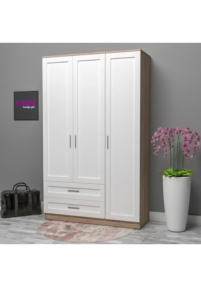 Country Gardırop Mdf Siyah Country Gardırop Mdf Siyah