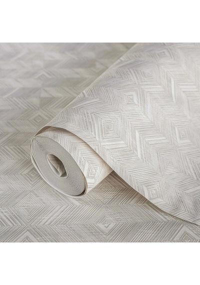 Geometrik Desen Duvar Kağıdı, Bej, Beta 1107-1, 16,50 M²