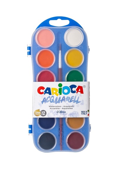 Sulu Boya 30 Mm 12'li Çok Renkli