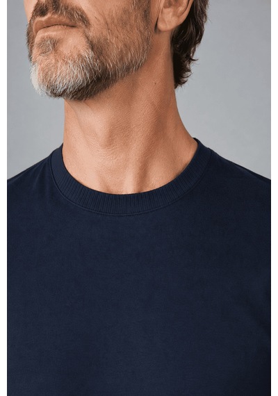 Bisse Lacivert Studio Bisiklet Yaka T-shirt Bsts26y26320 D39