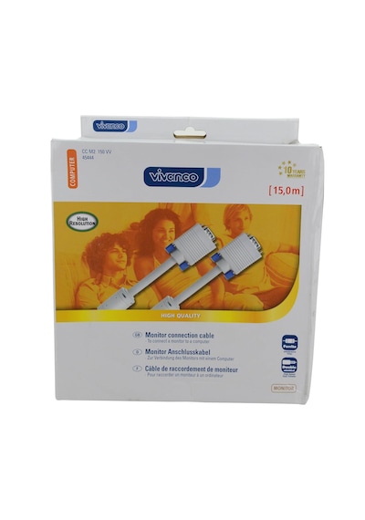 Vivanco 15 Metre Vga Kablo Cc M2 150 Vv 45444