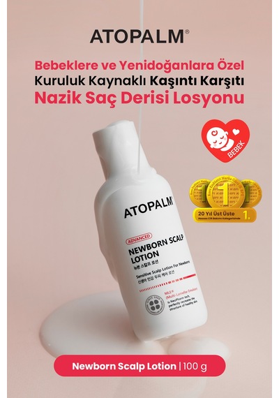 Bebeklere&yenidoğanlara Özel Konak Karşıtı Saç Derisi Losyonu Atopalm Newborn Scalp Lotion