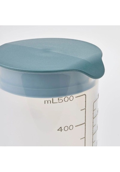 Ikea Standardmått Kapaklı Ölçü Ve Karıştırma Kabı 500 Ml 15 Cm Şeffaf - Lacivert 1 Parça
