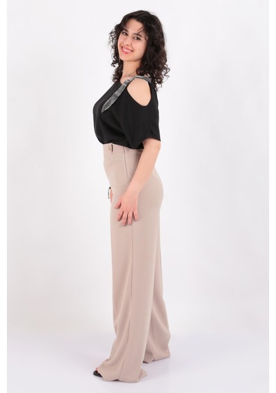 Ayhan 7512 Kadın Pantolon 7512-174-R0152 Bej