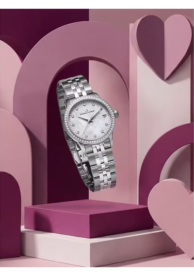 Maurice Lacroix 1975 33 Mm Quartz Saat 751006-sd502-170-1 Sedef