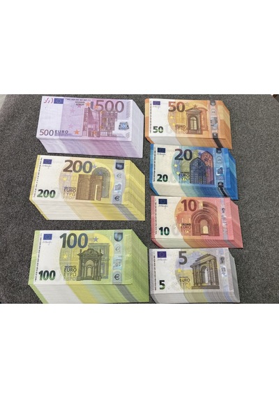 350 Adet Karışık Euro 5-10-20-50-100-200-500 Euro Geçersiz Eğlenc