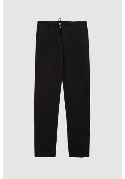 D's Damat Ds Damat Relaxed Fit Pilesiz Siyah Armürlü Jogger Pantolon 5hc03t902321m 001