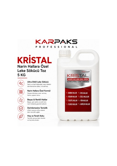 Kristal - Narin Halılara Özel Leke Sökücü Toz 5 Kg