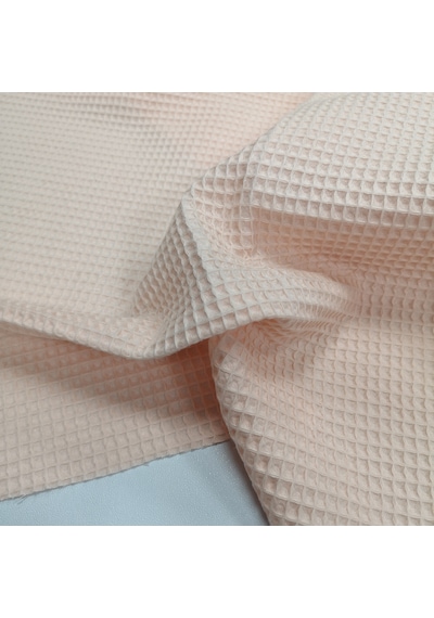 Waffle Pike Bornozluk Kumaş 100% Pamuk W-28 Pembe