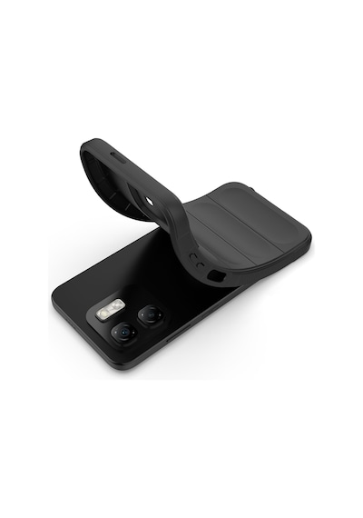 Rba Aksesuar İnfinix Smart 9 Kılıf Esnek Tpu Oyuklu Arka Yüzey Tasarımlı Rba Etnik Silikon Kapak - Lacivert Lacivert