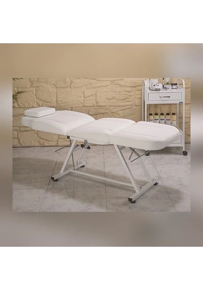 Koza Sırt Ve Ayak Kısmı Hareketli Koltuk Beyaz
