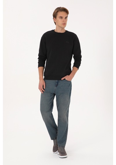 U.s. Polo Assn. Erkek Siyah Sweatshirt 50313757-vr046 Sıyah