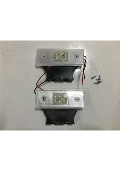 Replax Ledli Kasa Dorse Lambasi 6 Led Beyaz 12 V Biraketli Sallamali.