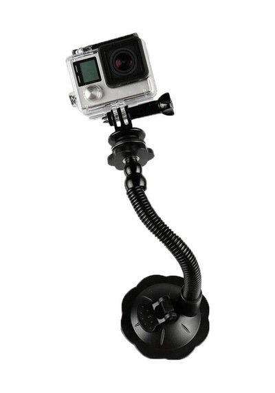 Oem Marka Vt01 Tekli Telefon Ve Aksiyon Kamera Vantuzu Siyah