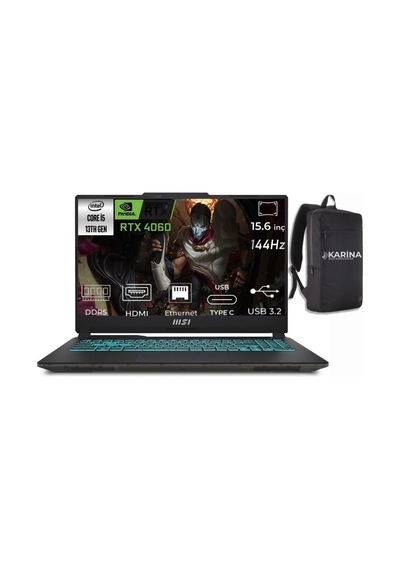 MSI Cyborg 15 i5-13420H A13vf-1204xtr-36 32 GB 2 TB RTX4060 15.6" W11P Dizüstü Bilgisayar