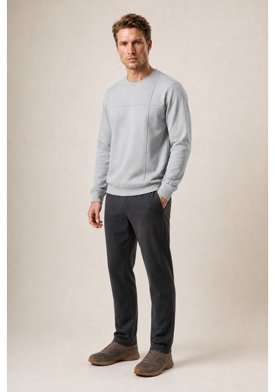 Redline Benko Regular Fit Kışlık Sweatshirt Yeni Sezon Gri