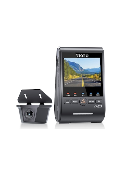 Viofo A329sw 2 Kameralı Ön+arka Su Geçirmez 4k 60fps+2k Sony Starvıs 2 Sensör Gps'li Araç Kamerası