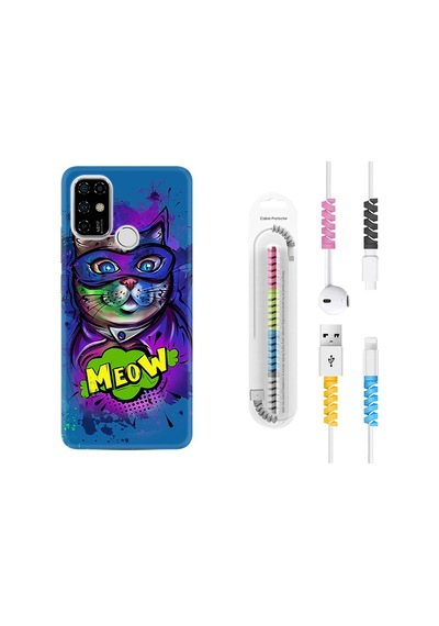 Casper Via F20 Kılıf Kablo Koruyuculu Super Meow 1715