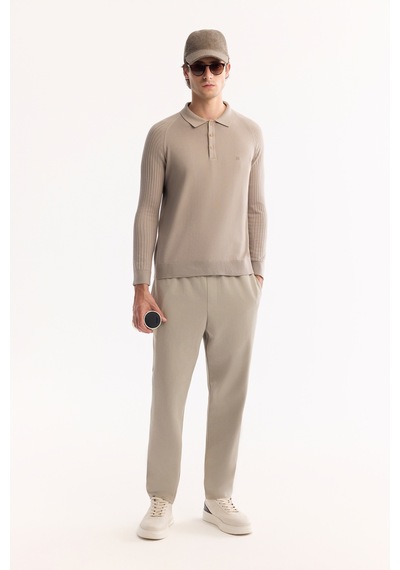Avva Erkek Vizon Polo Yaka Düğmeli Soft Touch Dokulu Triko Regular Fit Kazak A52y5030 Avva Erkek Vizon Polo Yaka Düğmeli Soft Touch Dokulu Triko Regular Fit Kazak A52y5030