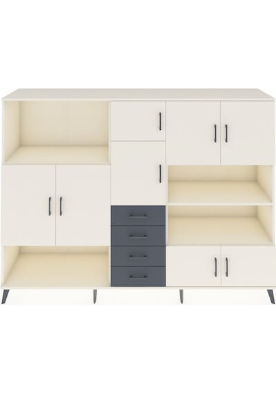 Hyperion Dolap 9 Raflı 4 Çekmeceli 8 Kapaklı 220x44x163 Aytaşı-ay Aytaşı-aytaşı/antrasit Hyperion Dolap 9 Raflı 4 Çekmeceli 8 Kapaklı 220x44x163 Aytaşı-ay Aytaşı-aytaşı/antrasit