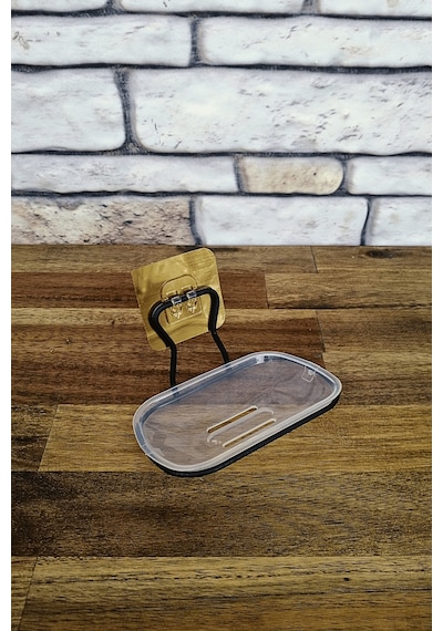 Yapışkan Stickerlı Katı Sabunluk